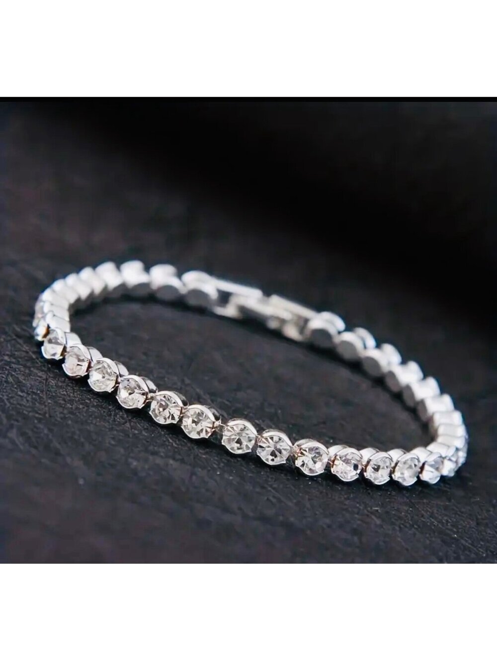 New - Beautiful Cubic Zirconia Tennis Bracelet